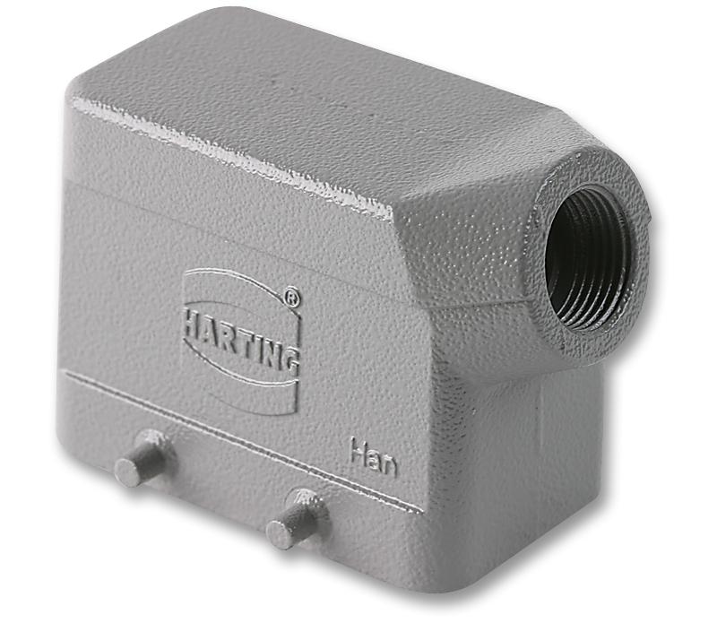 19 30 010 1420 HOOD, 10B, TOP ENTRY, M20, LC HARTING