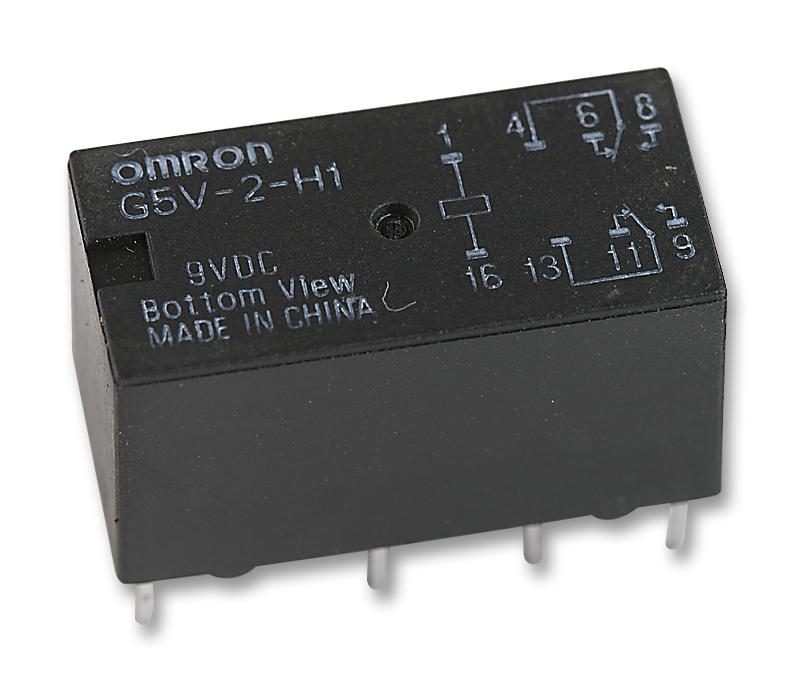 G5V-2-H1  DC9 RELAY, SIGNAL, DPDT, 24VDC, 1A OMRON