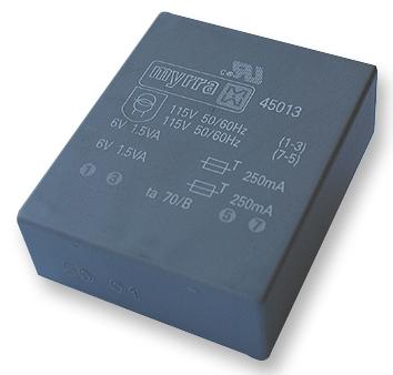 45033 TRANSFORMER, 10VA, 115-230V, 2 X 12V MYRRA