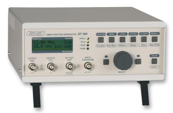 GF266 FUNCTION GENERATOR, GF266 ELC