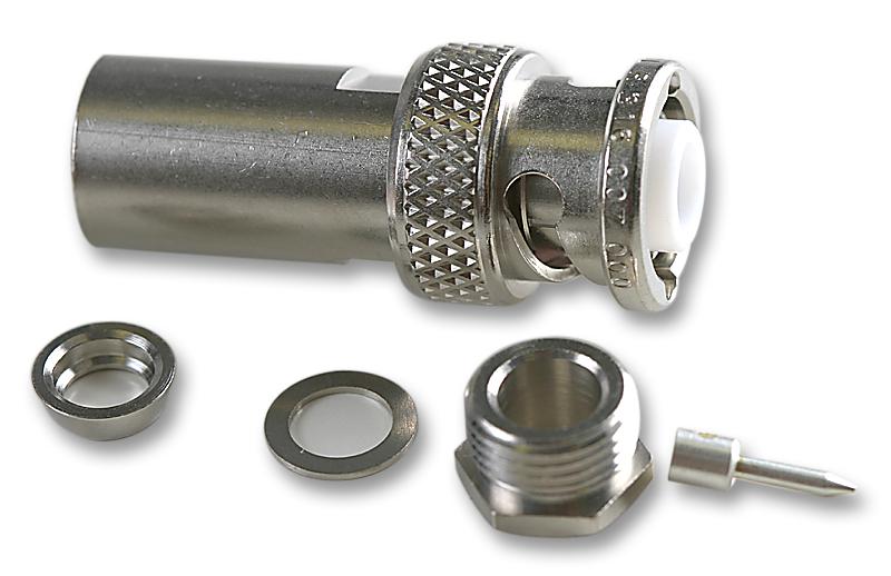 R316007000 RF COAXIAL, BNC, STRAIGHT PLUG, 50OHM RADIALL