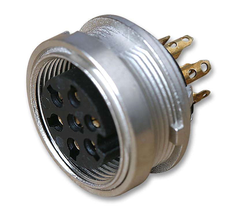 KGV 70 SOCKET, DIN, PANEL, 7WAY LUMBERG