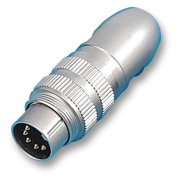 0332 06 CIRCULAR CONNECTOR, PLUG, 6 WAY, CABLE LUMBERG