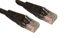 PS11310 PATCH CORD, RJ45 PLUG, CAT6, 0.2M, BLACK PRO SIGNAL