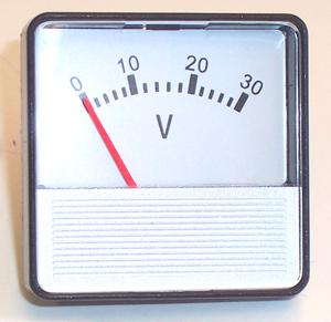 SD506/0-30V BATTERY CHARGE METER, 0-30V MULTICOMP