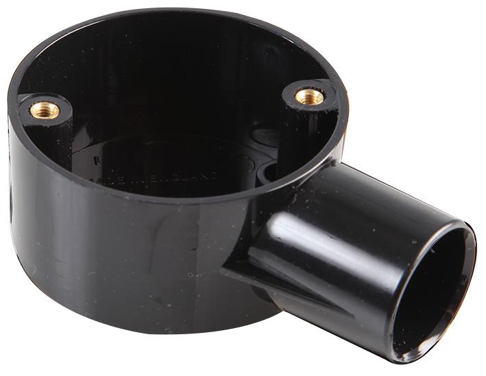 CJB25/2B 1 WAY TERMINAL BOX 25MM BLACK PRO POWER