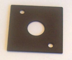 60812-20 COVER PLATE XLR TO JACK PENN ELCOM