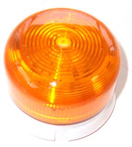 45-713321 FLASHGUARD, BEACON, 24V, 3W, AMBER FLASHGUARD