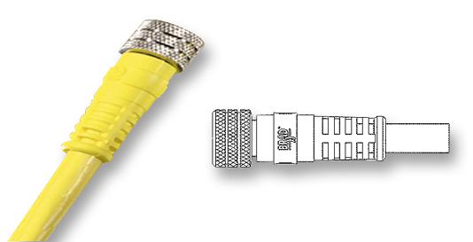 404000E02M020 LEAD, M8, 4WAY, 2M, PVC MOLEX