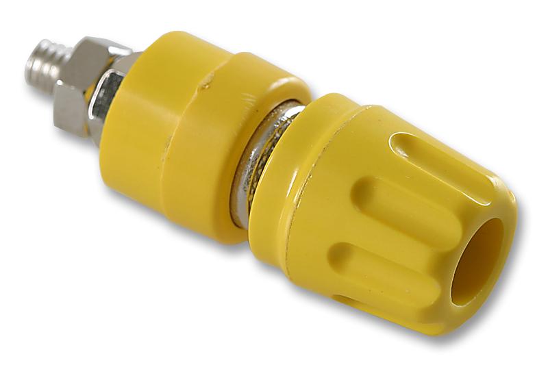 930103103 SOCKET, 4MM, YELLOW, PK5, MLS HIRSCHMANN TEST AND MEASUREMENT