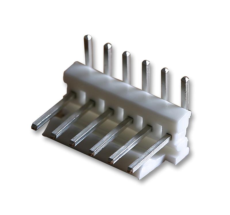 640457-6 HEADER, RIGHT ANGLE, 0.1", 6WAY AMP - TE CONNECTIVITY