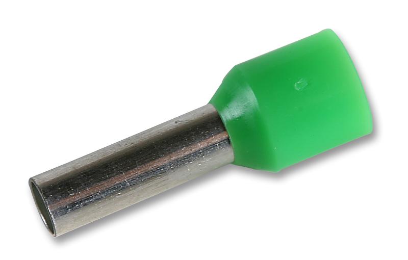 E16-12-GREEN FERRULE, 6AWG, 24MM, NYLON, GREEN, PK50 MULTICOMP PRO