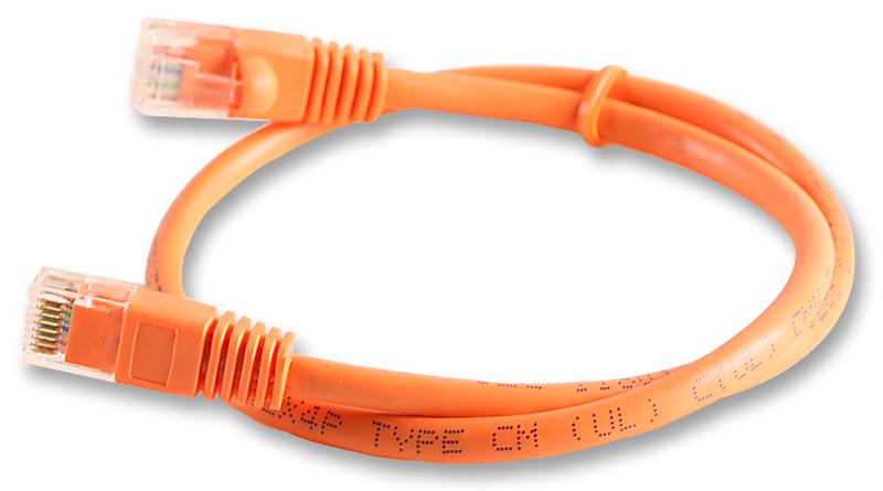 2965-3RG PATCH LEAD, CAT5E, ORANGE, 3M VIDEK