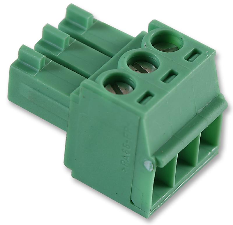 MC 1,5/3-ST-3,5 TERMINAL BLOCK, PLUGGABLE, 3POS, 16AWG PHOENIX CONTACT