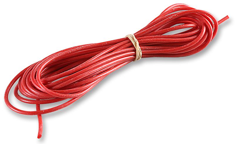 61.7605-22 WIRE, 5M, 0.5MM2, COPPER, RED STAUBLI