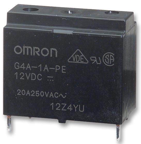 G4A-1A-PE  DC12 RELAY, SPST-NO, 277VAC, 30VDC, 23A OMRON