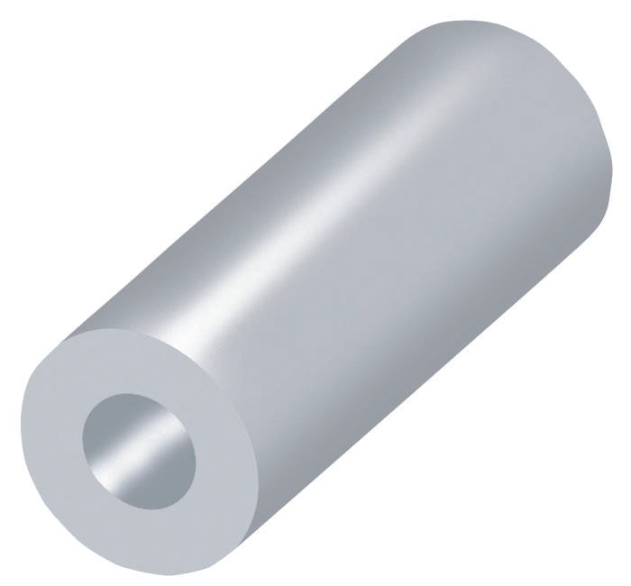 R30-6700494 SPACER, ROUND, NYLON 6.6, 4MM HARWIN