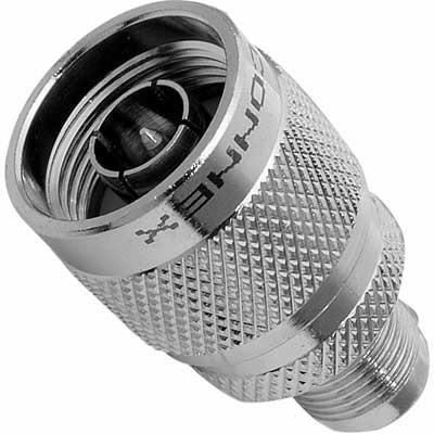 242130 ADAPTOR, N PLUG, TNC JACK, STRAIGHT AMPHENOL RF