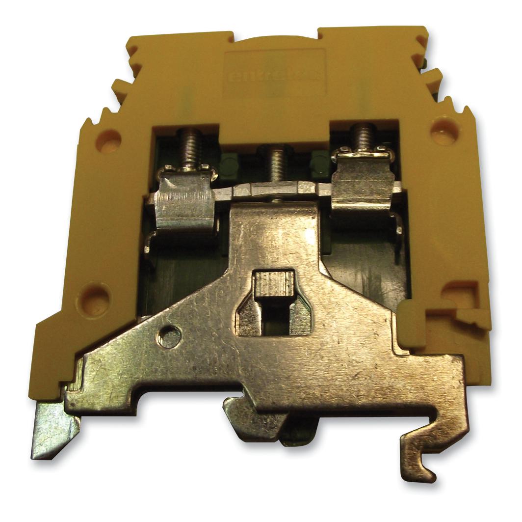 016548827 TERMINAL BLOCK, DIN RAIL, 2POS, 6AWG ENTRELEC - TE CONNECTIVITY