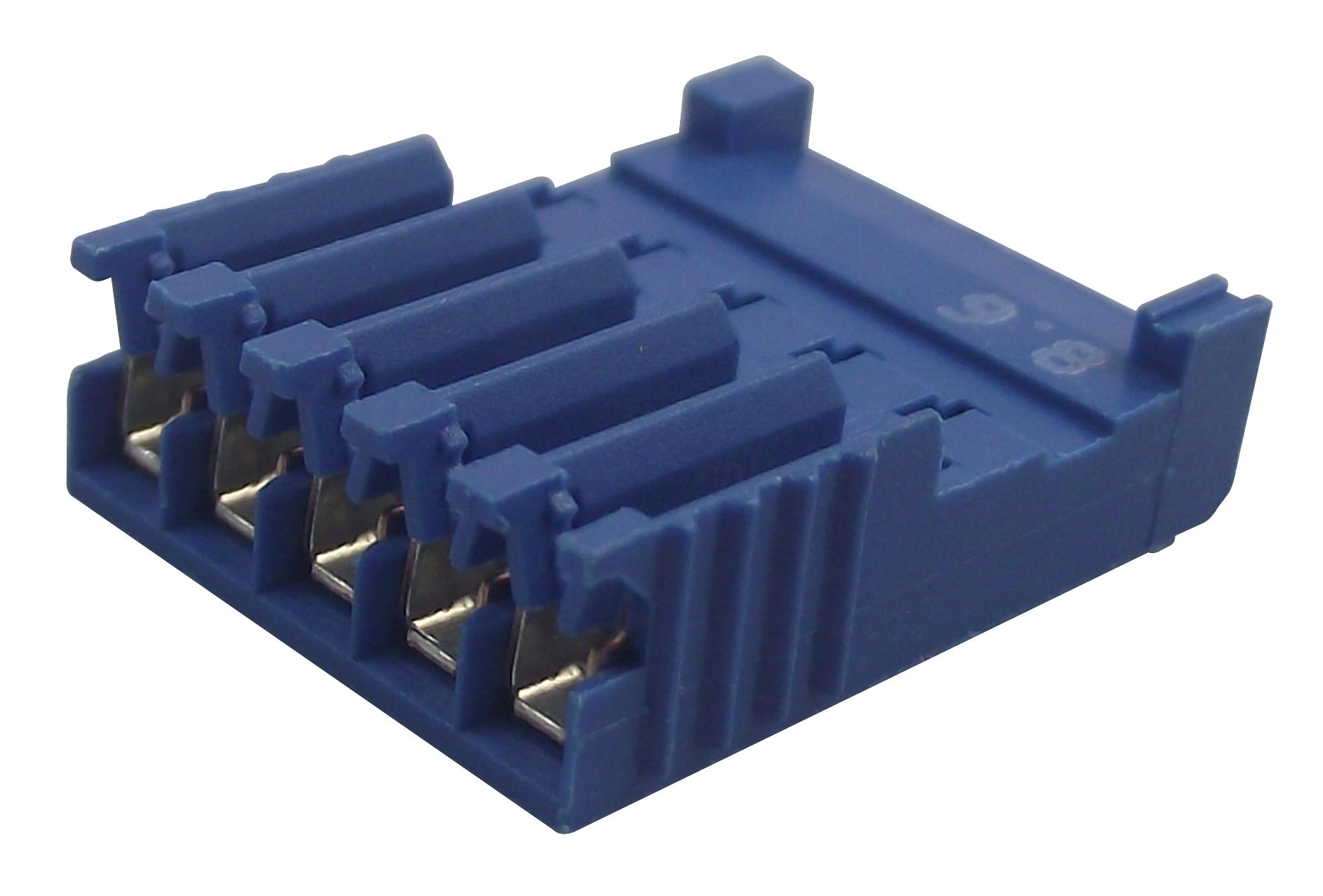281786-5 SOCKET IDT, 1ROW, 5WAY AMP - TE CONNECTIVITY