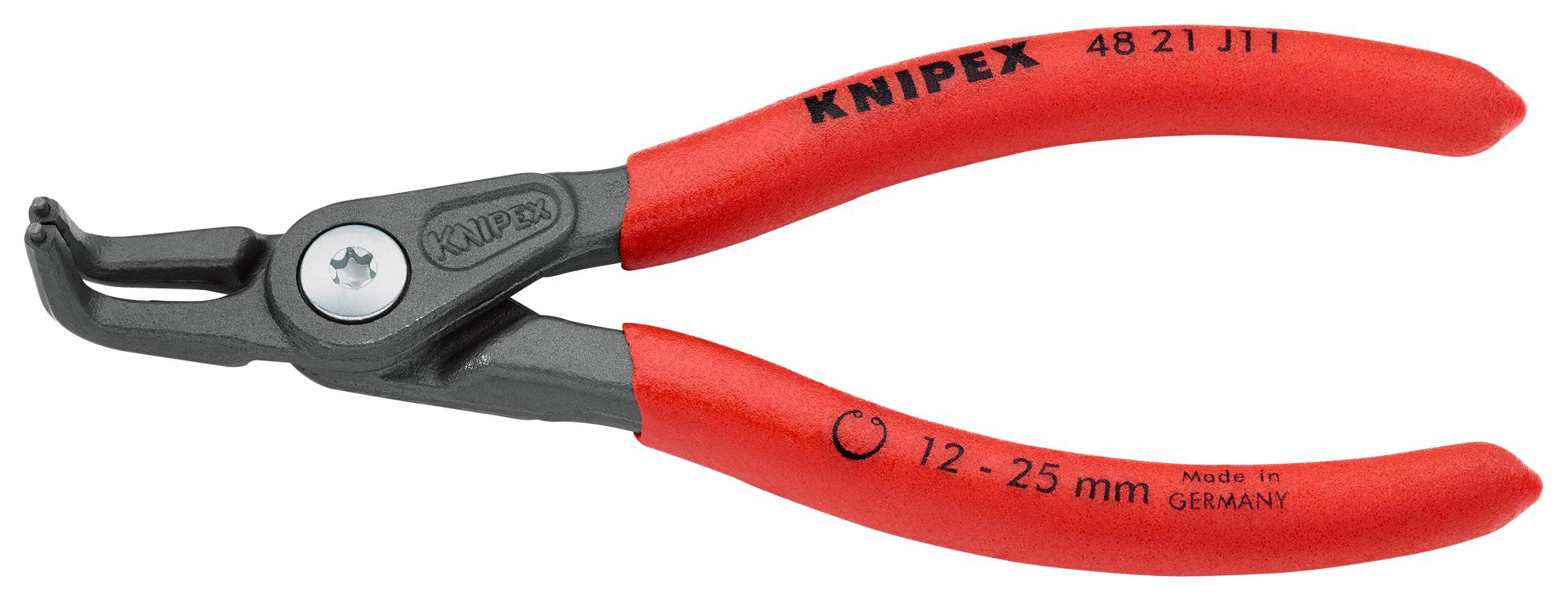 48 21 J11 CIRCLIP PLIER, INT, BENT KNIPEX