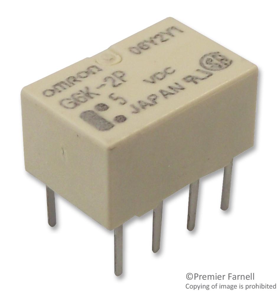 G6K-2PY  DC5 RELAY, SIGNAL, DPDT, 30VDC, 1A OMRON