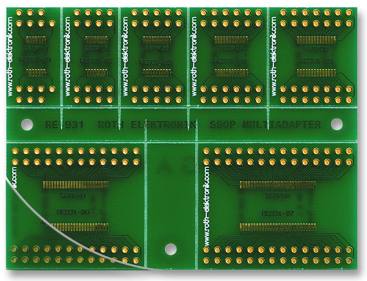 RE931 MULTIADAPTOR, SMD, FR4, SSOP ROTH ELEKTRONIK