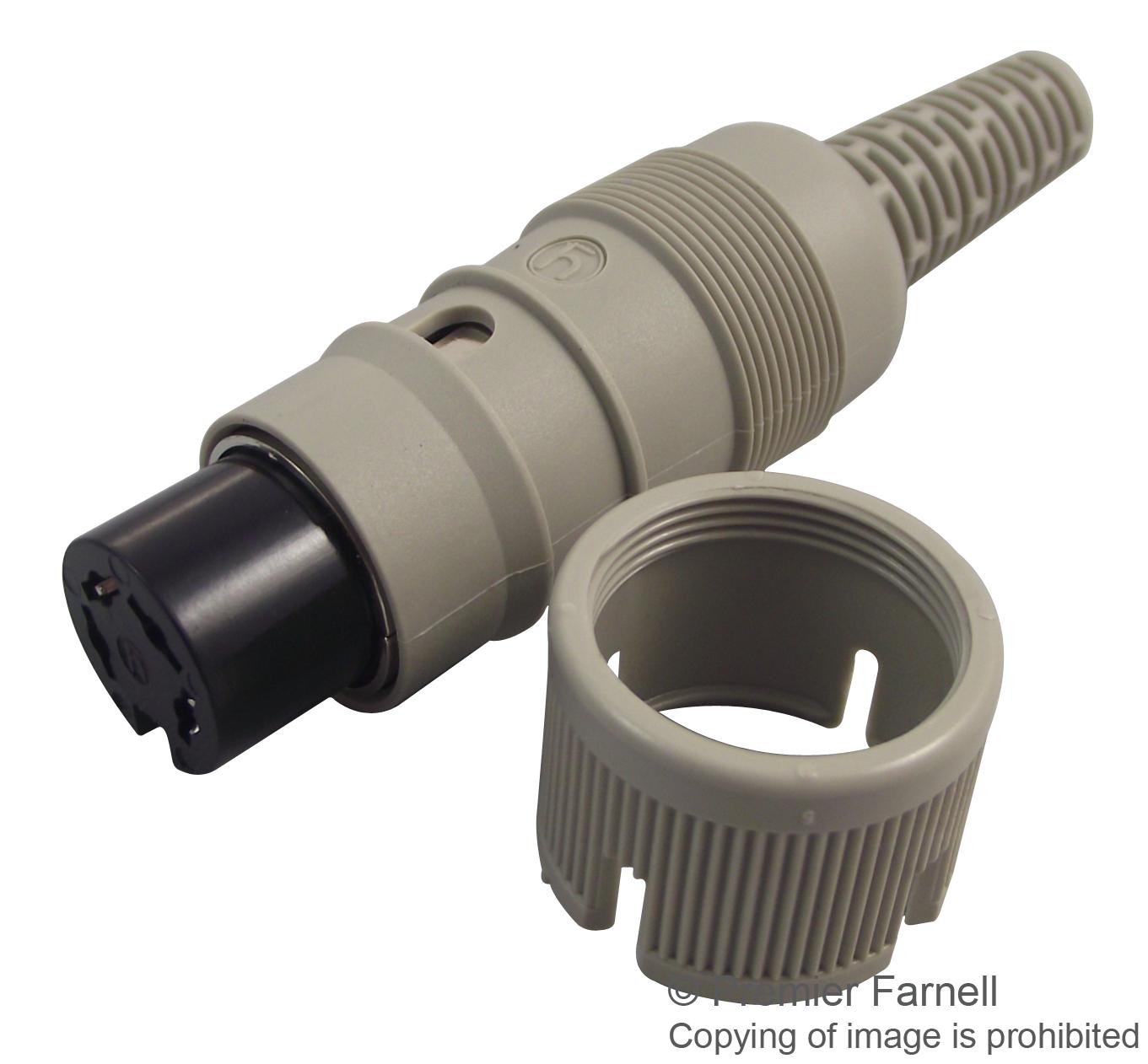 MAK 4100 SOCKET, DIN, FREE, 4PIN HIRSCHMANN