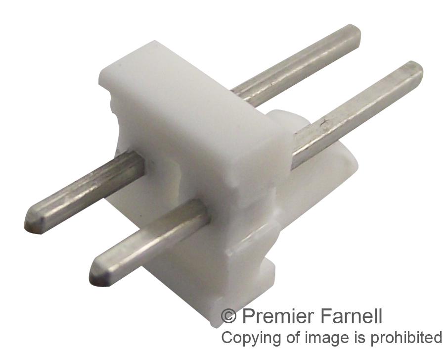 640456-2 HEADER, VERTICAL, 0.1", 2WAY AMP - TE CONNECTIVITY
