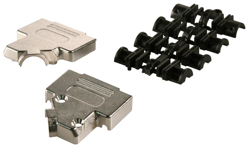 MHD45ZK-15-K BACKSHELL, D, NICKEL, 45DG, 15WAY MH CONNECTORS