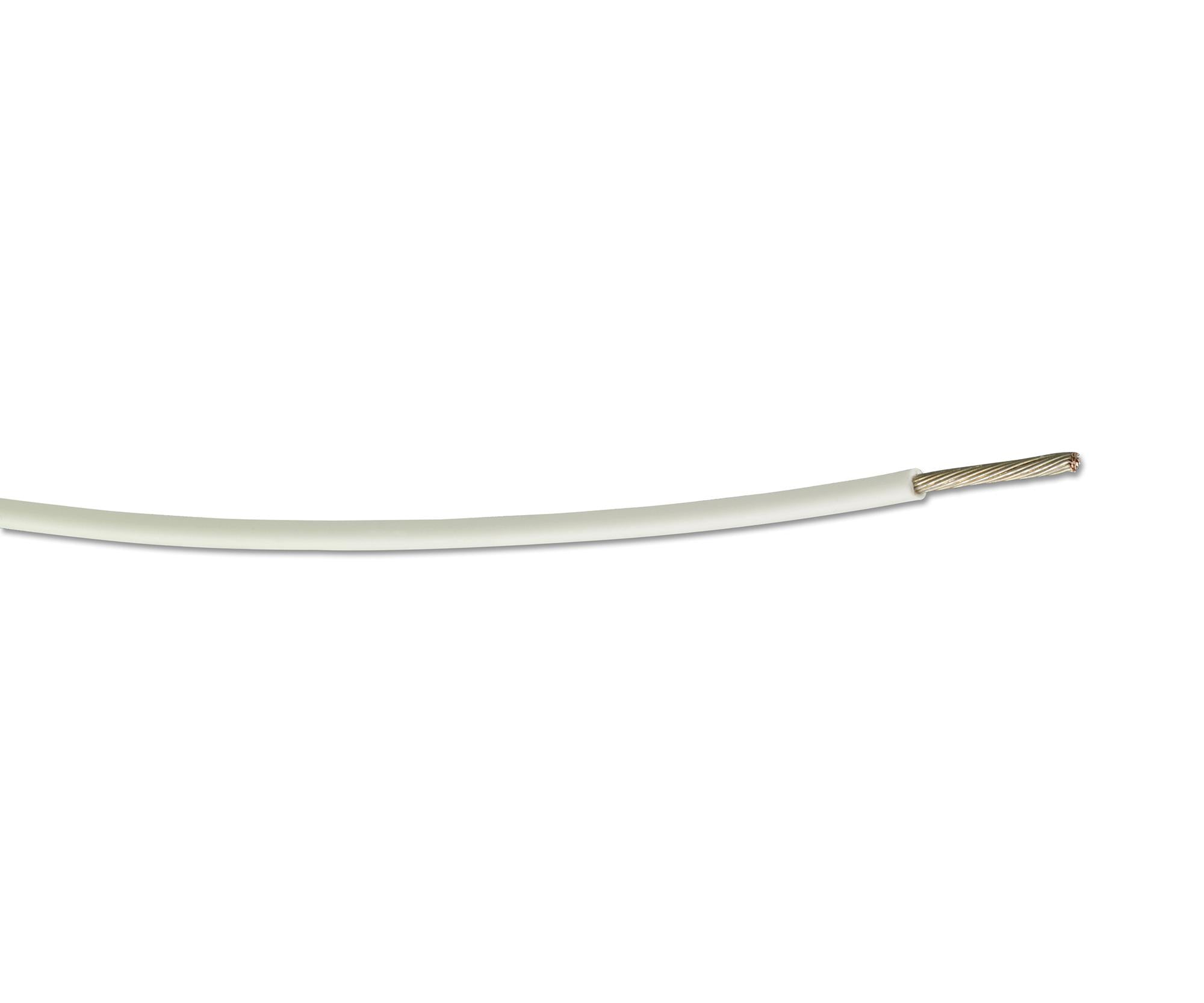 FLDWC0311-0.35-9 WIRE, WHITE, 0.35MM, 100M RAYCHEM - TE CONNECTIVITY