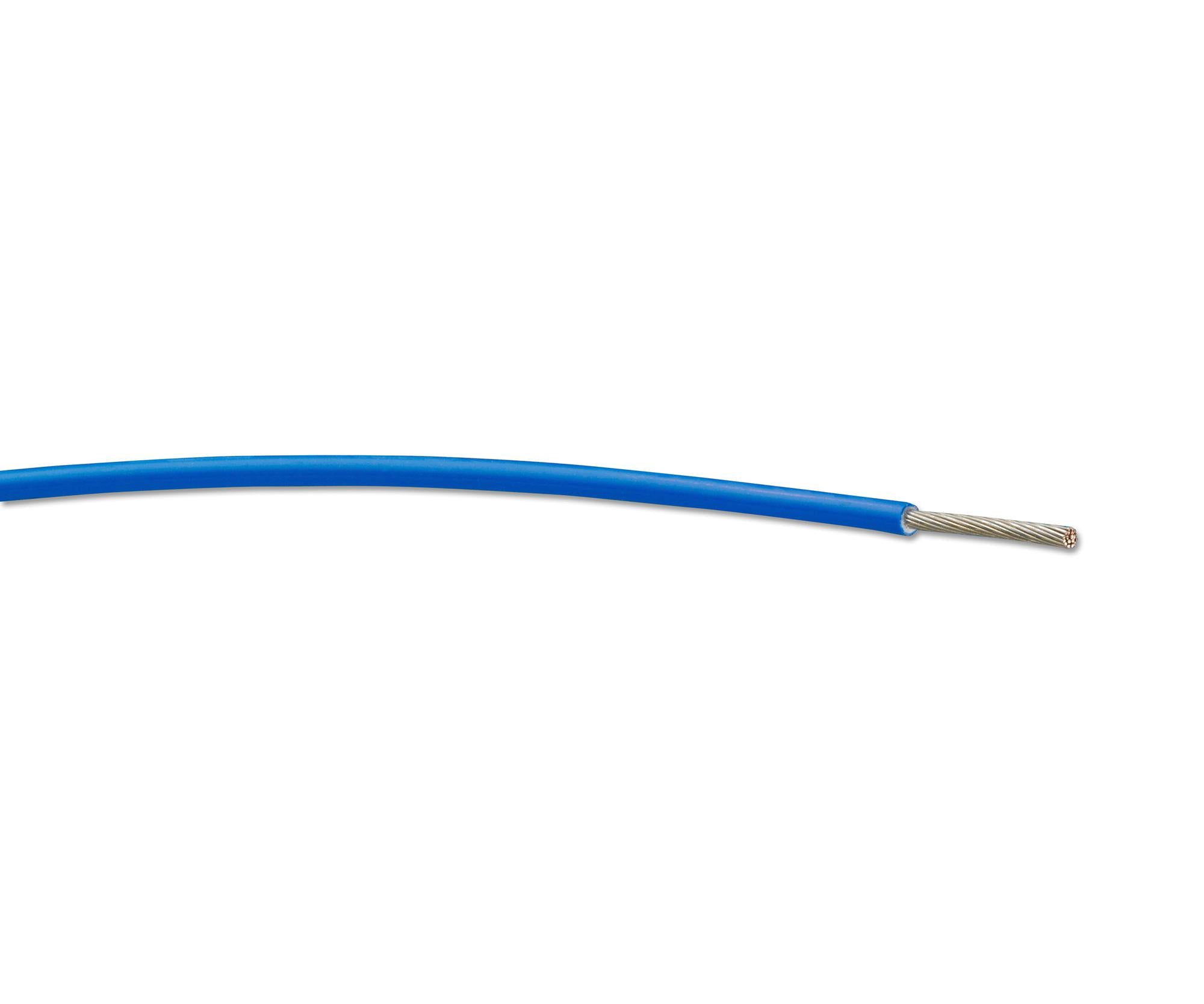 FLDWC0311-0.35-6 WIRE, BLUE, 0.35MM, 100M RAYCHEM - TE CONNECTIVITY