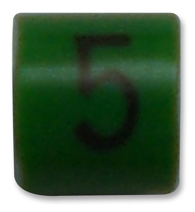 05801505 CABLE MARKER, 5, GRN, PK100 TE CONNECTIVITY