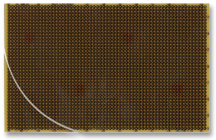 RE200-LFDS PCB, EUROCARD, FR4, DBL-SIDED, 2.54 ROTH ELEKTRONIK