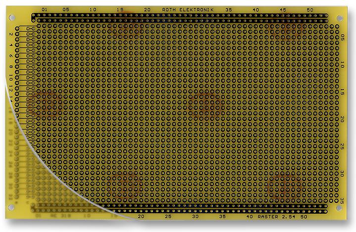 RE318-LF PCB, EUROCARD, FR24 ROTH ELEKTRONIK