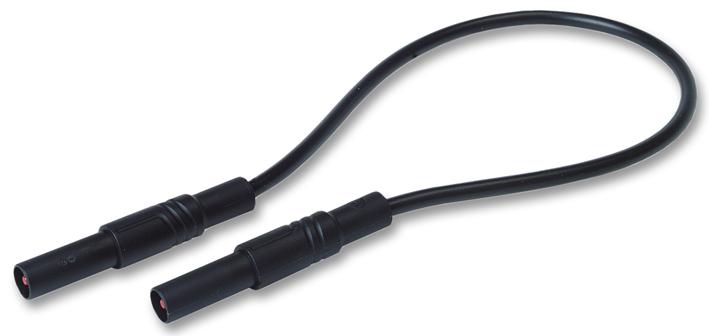 934075100 TEST LEAD, BLK, 1M, 1KV, 32A HIRSCHMANN TEST AND MEASUREMENT