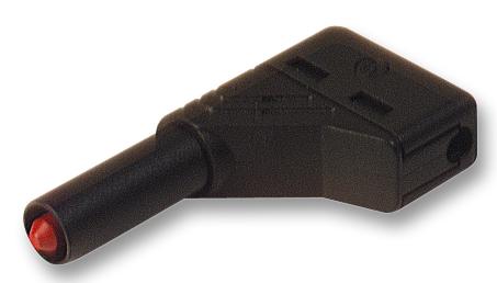 934098100 SAFETY PLUG, 4MM, BLACK , MLN HIRSCHMANN TEST AND MEASUREMENT