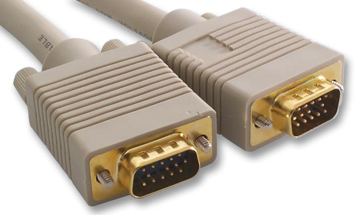 2129GHQ-15 CABLE, SVGA M TO M, GOLD, 15M VIDEK