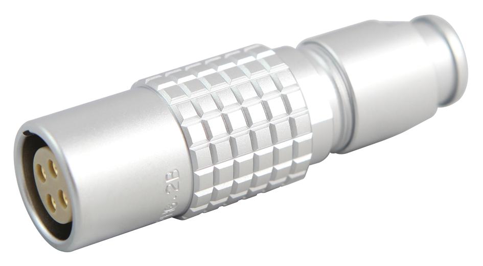 PHG.2B.304.CLLD92Z SOCKET, IN-LINE, 4WAY LEMO