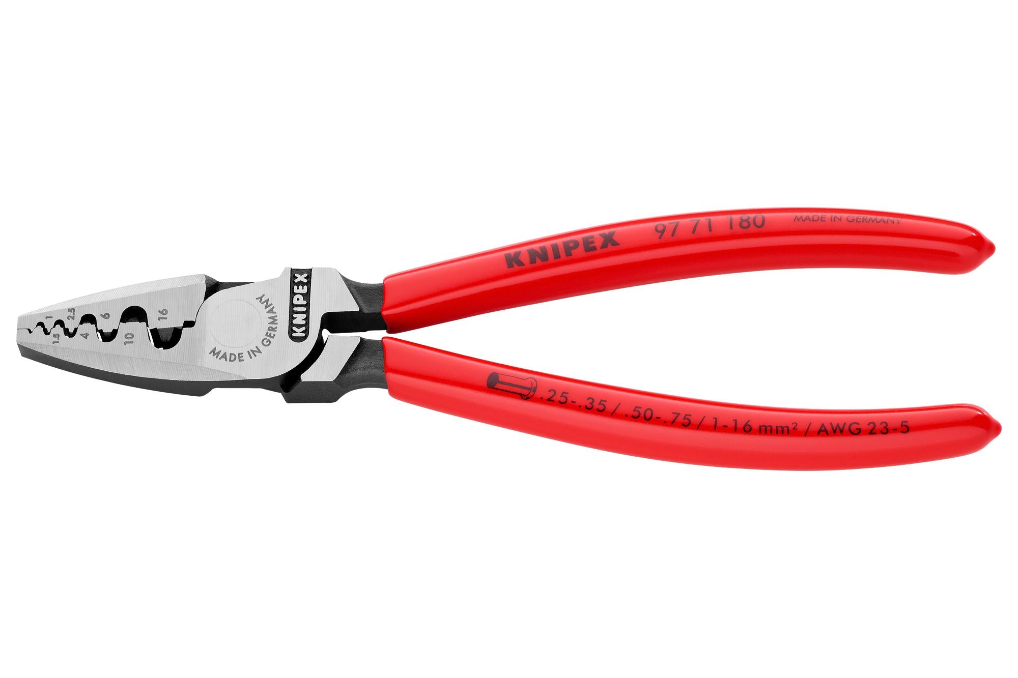 97 71 180 CRIMP TOOL, FERRULES KNIPEX