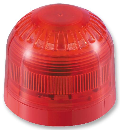 18-980501 SOUNDER/STROBE, RED, DEEP BASE KLAXON