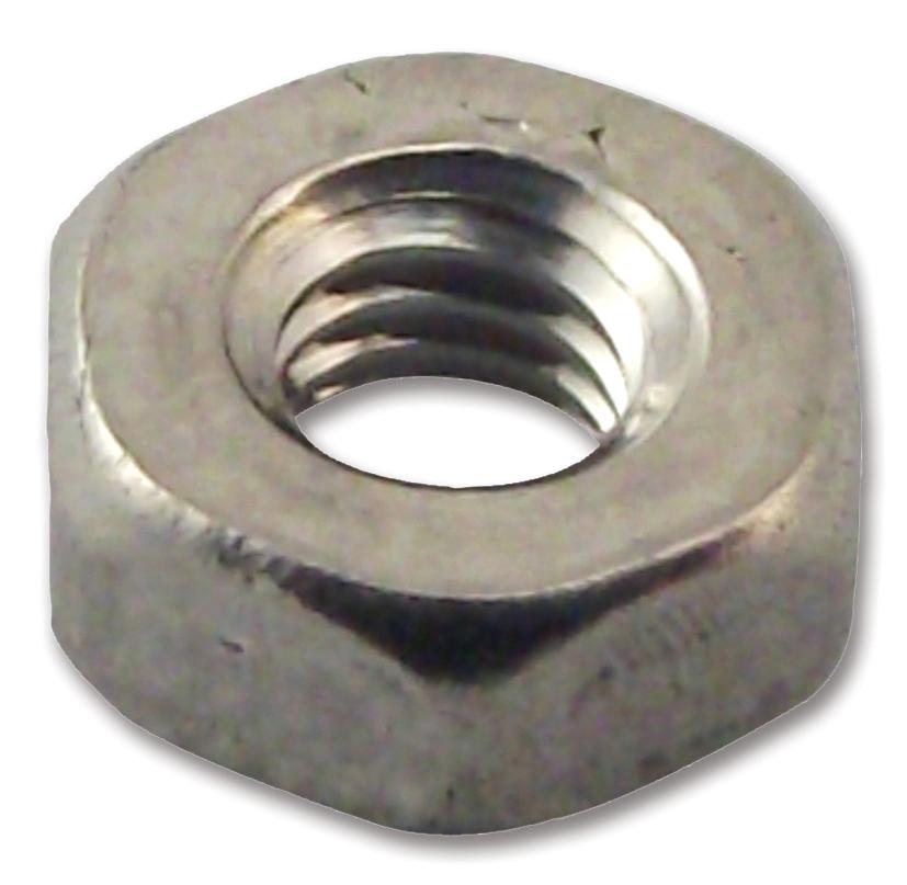M2.5- HFA2-S100- NUT, FULL, STAINLESS STEEL, M2.5, PK100 TR FASTENINGS