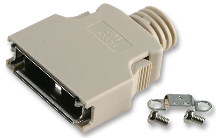 10320-3210-000 BACKSHELL, MDR, 20WAY, SHIELDED 3M