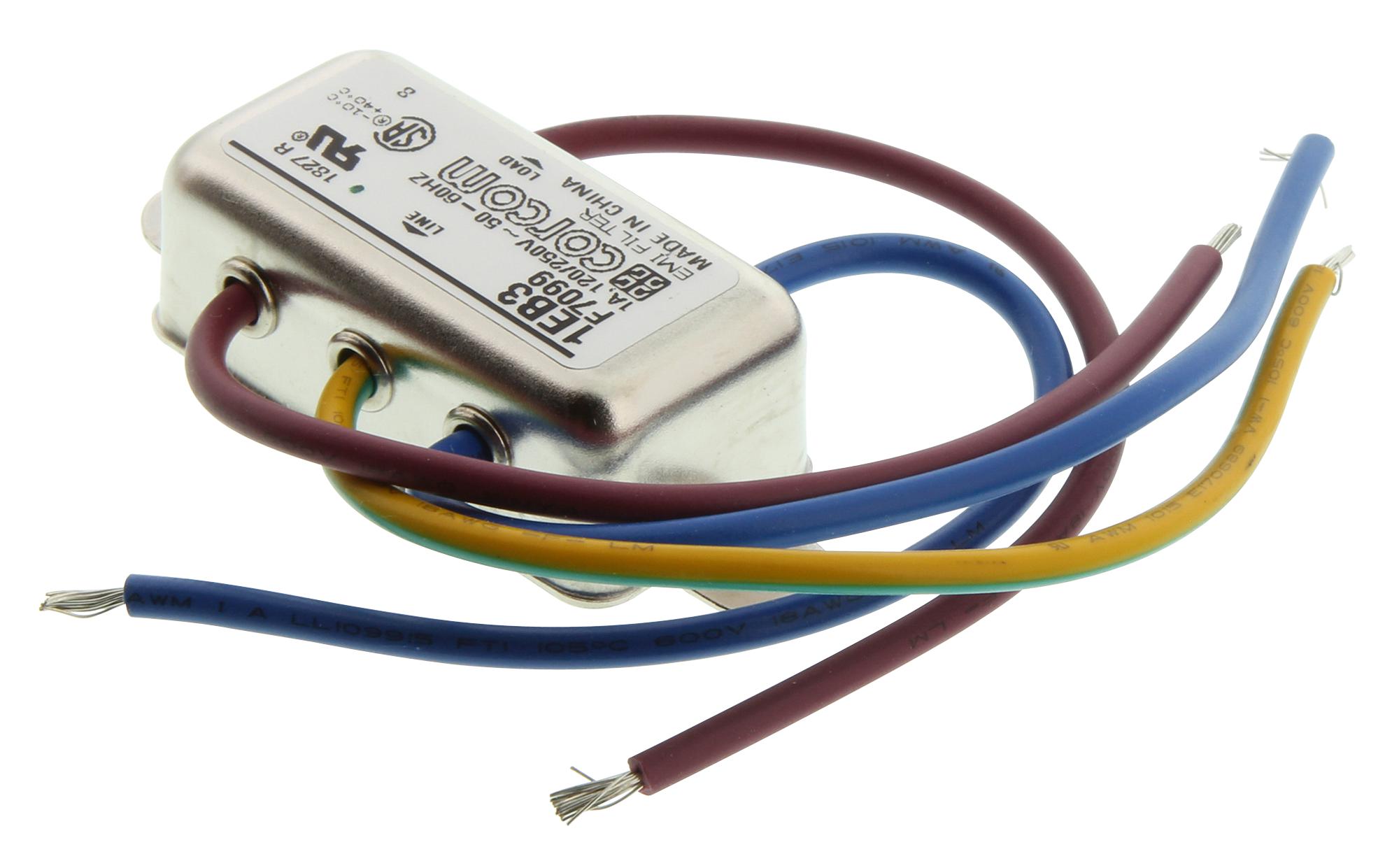 1EB3 FILTER, 1A, 1 PHASE CORCOM - TE CONNECTIVITY