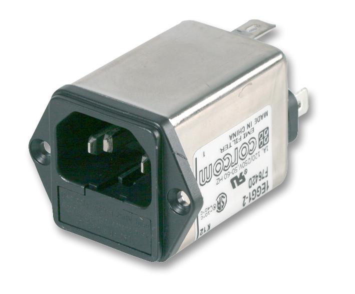 6EGG1-2 FILTER, IEC, 6A CORCOM - TE CONNECTIVITY