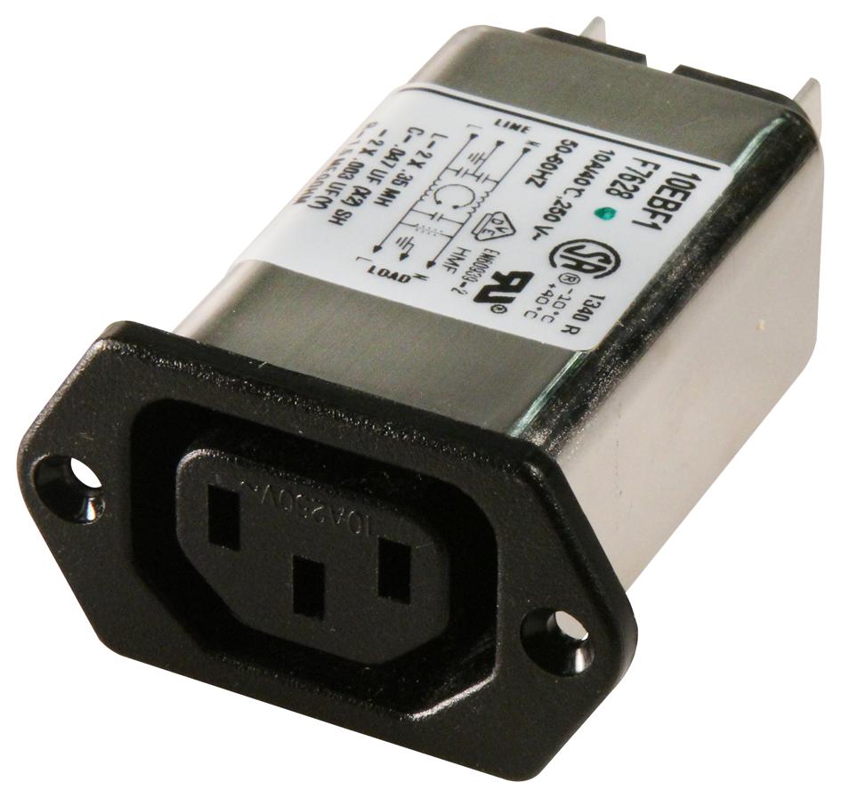 10EBF1 FILTER, OUTLET, 10A CORCOM - TE CONNECTIVITY