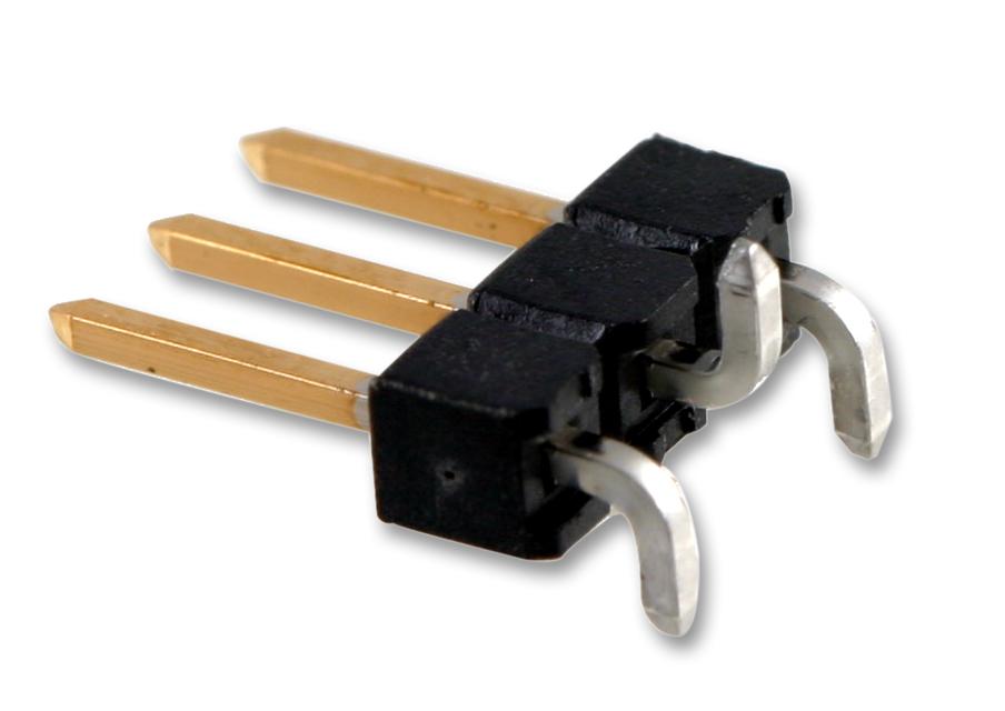 1241150-4 CONNECTOR, HEADER, 4POS, 1ROW, 2.54MM AMP - TE CONNECTIVITY