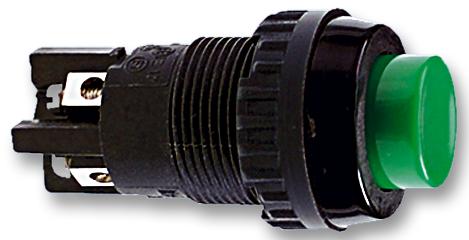 1.01.102.011/0104 SWITCH, PUSHBUTTON, MOM, OPAQUE, BLACK RAFI