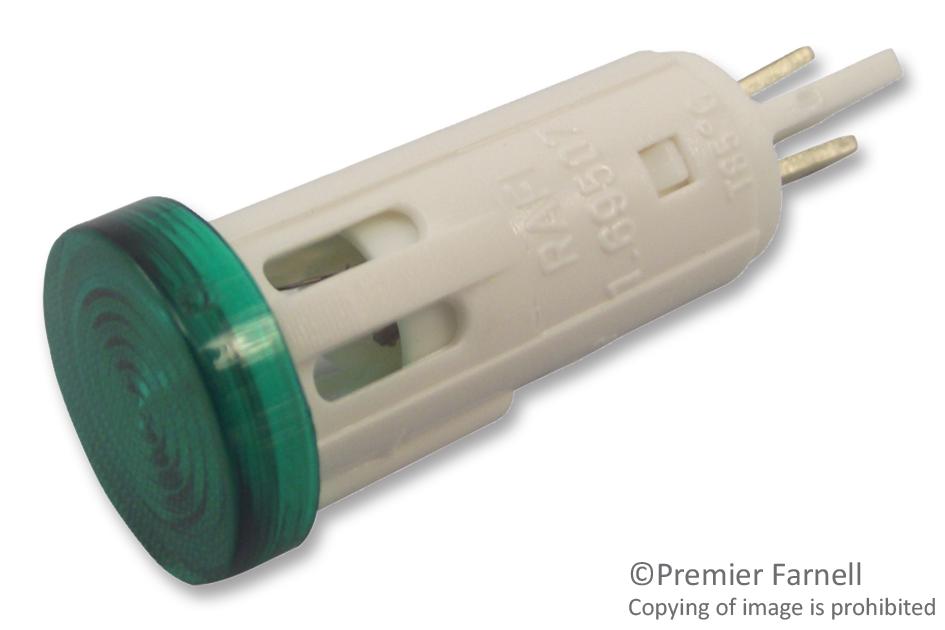 1.69.507.105/1502 SIGNAL LAMP, TRANSPARENT, GREEN RAFI