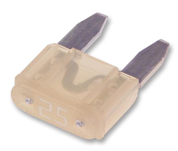 0297025.WXNV FUSE, MINI BLADE, 25A LITTELFUSE